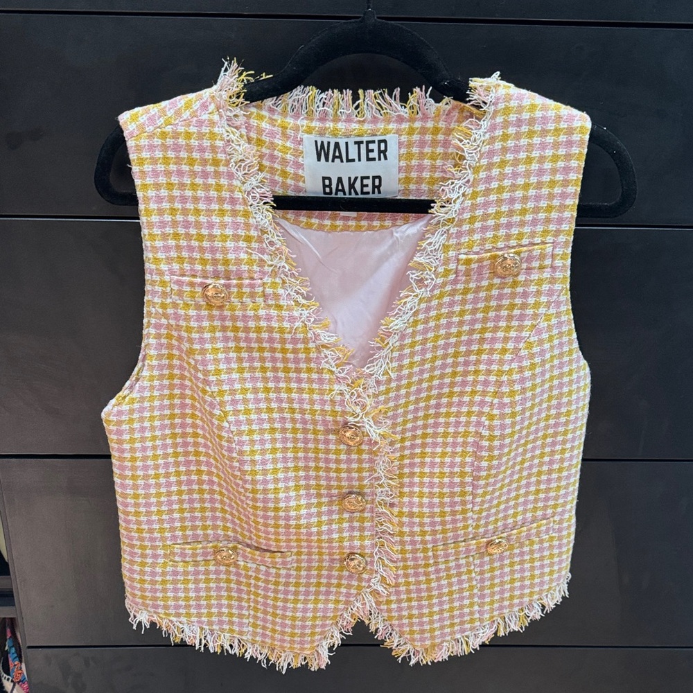 Walter Baker Tweed Vest top